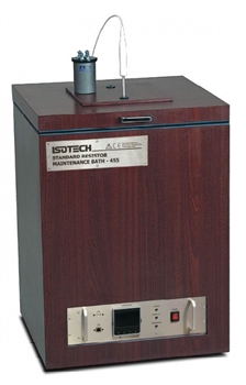 Isotech Model 455 standard resistor maintenance bath with a fixed standard resistor and color control display